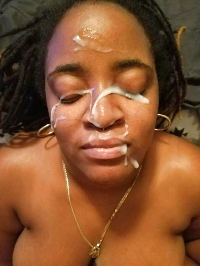 ebony teen facial hot porn show